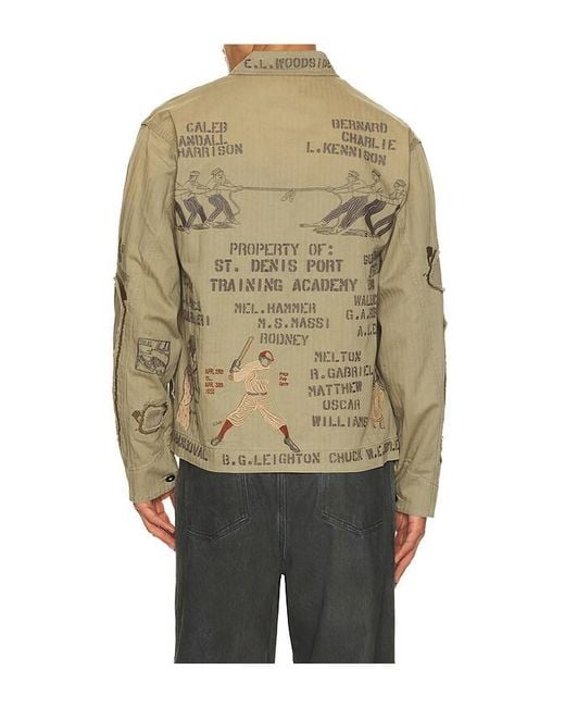 Samuel Zelig Natural Duffle Chore Jacket for men