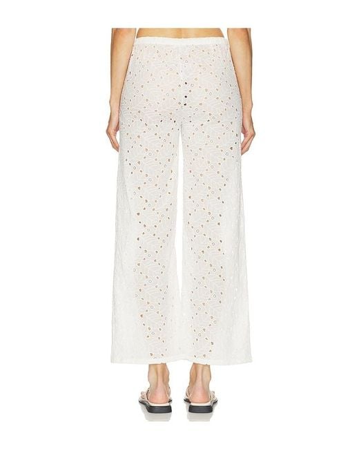 Bobi White Beach Pant