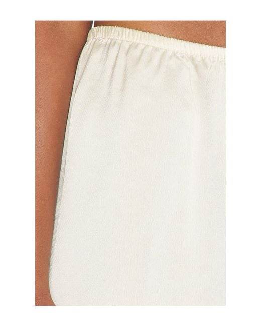 Leset White Barb Lace Mini Skirt