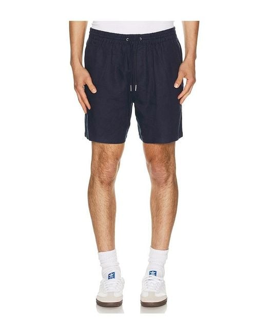 NN07 Blue Gregor Shorts 1454 for men