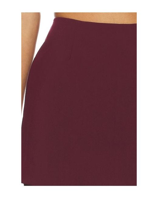 ALL THE WAYS Red Mamie Mini Skirt