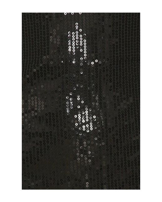 OW Collection Black Maya Mini Dress