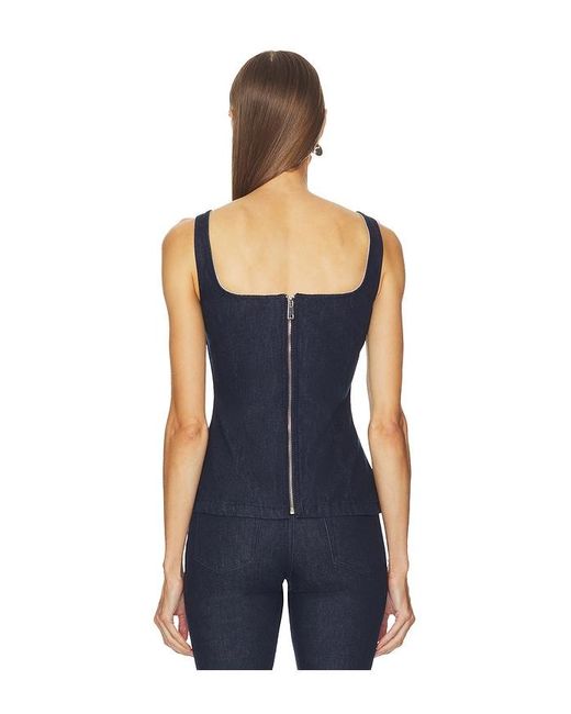 GRLFRND Blue Valentina Corset