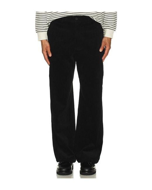 DUNST Black Corduroy Slacks for men