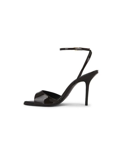 SCHUTZ SHOES Black Elodie Buckle Sandal
