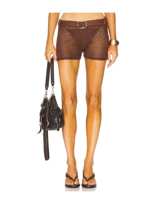 superdown Orange Shorts Tullia