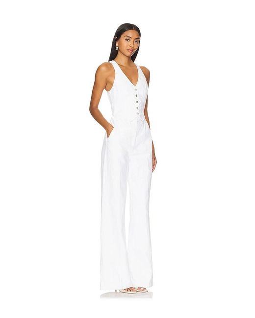 Amanda Uprichard White X Revolve Ethan Jumpsuit