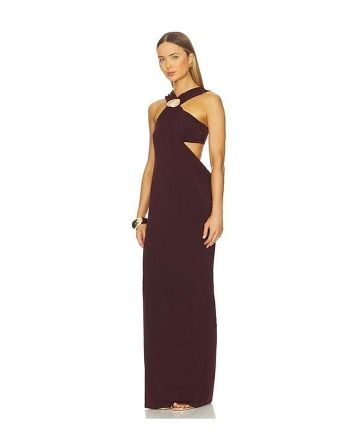 Lovers + Friends Purple Sora Gown
