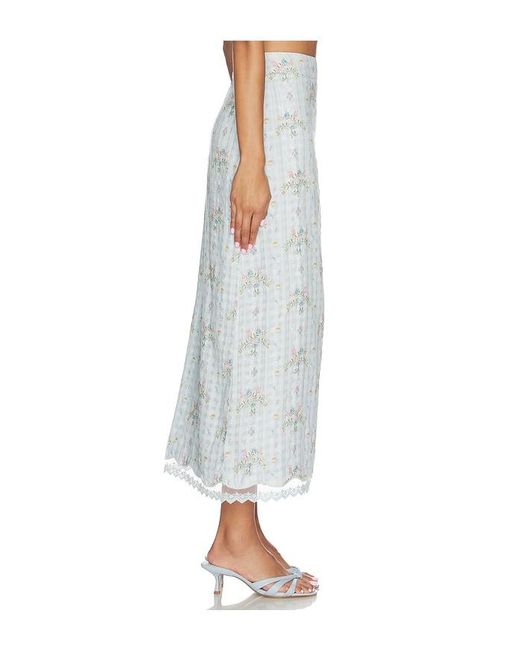 Agua Bendita Blue Tove Bleu Skirt