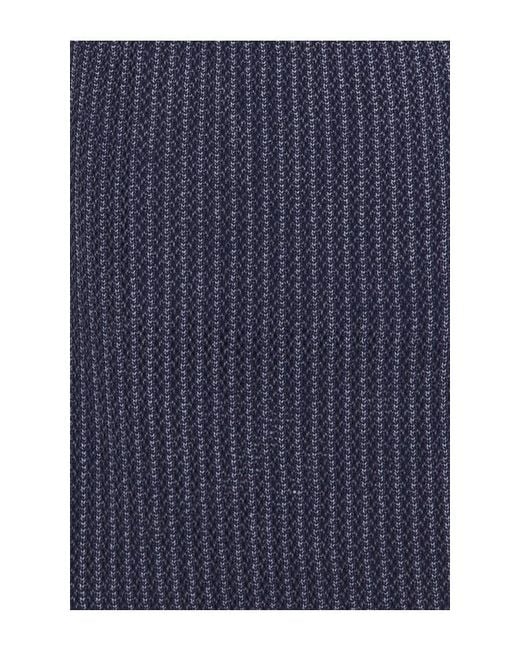 Central Park West Blue Henry Snow Wash Short for men