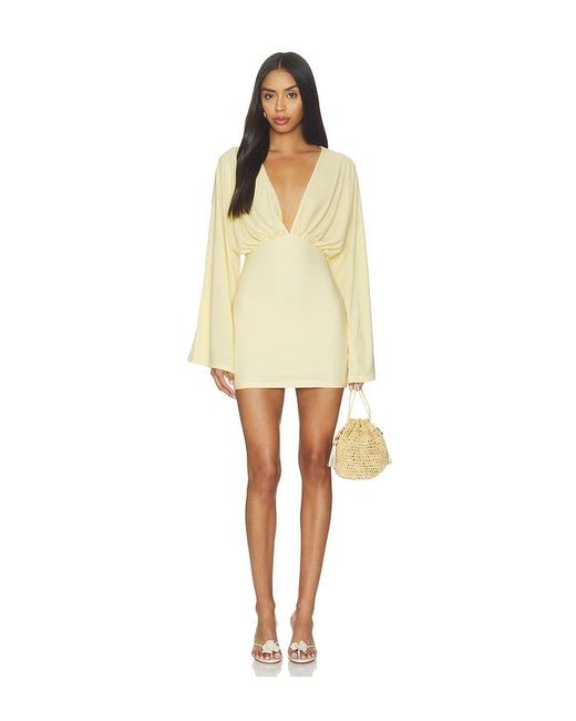 SNDY'S Natural Helene Mini Dress