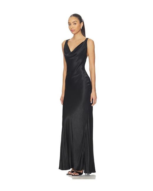 Bardot Blue Anouk Cowl Neck Maxi Dress