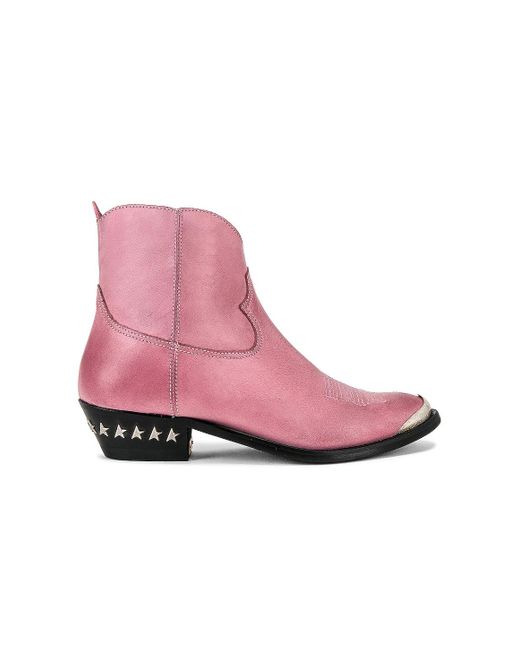 Golden Goose Deluxe Brand Pink Young Boot