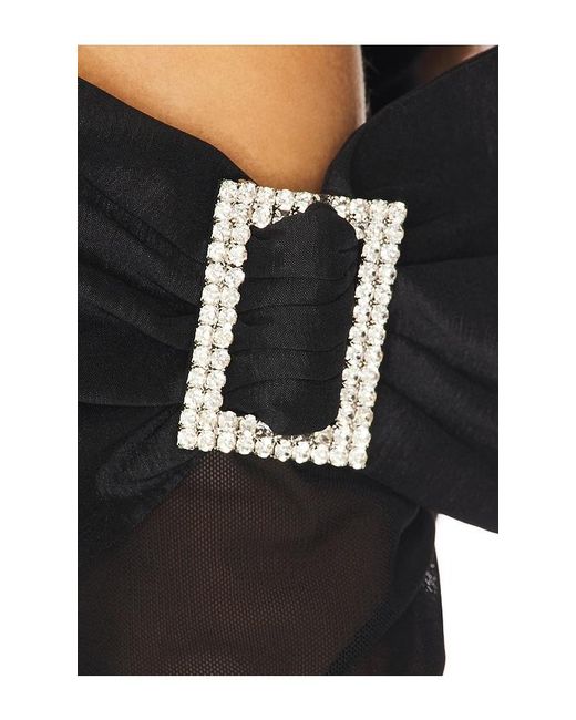 MAJORELLE Black Julia Mini Dress