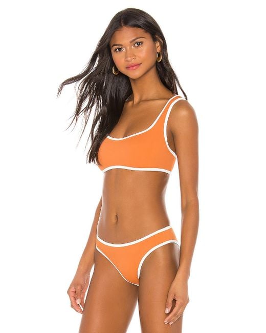 orange bikini bottom