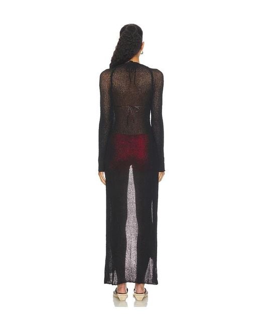 Indah Black Jolene Button Front Duster