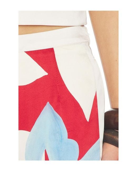 Seven Wonders Red Amoree Wide Leg Palazzo Pant