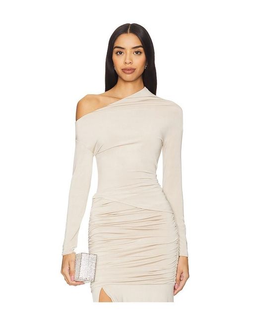 LBLC The Label Natural Amina Top