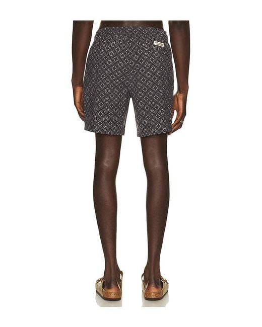 Fair Harbor Black Bayberry Swim Trunk for men