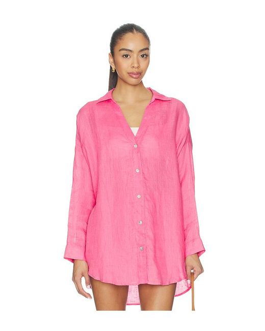 LSPACE Pink Rio Tunic Top