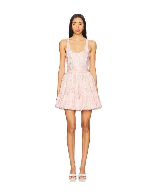 V. Chapman White Betina Mini Dress