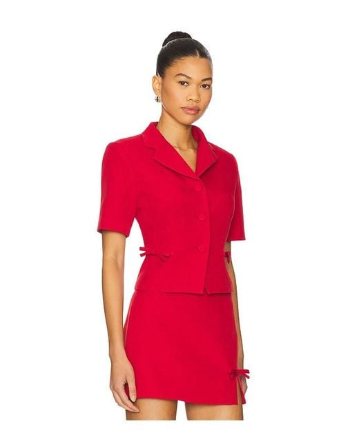 Astr Red Sophie Blazer