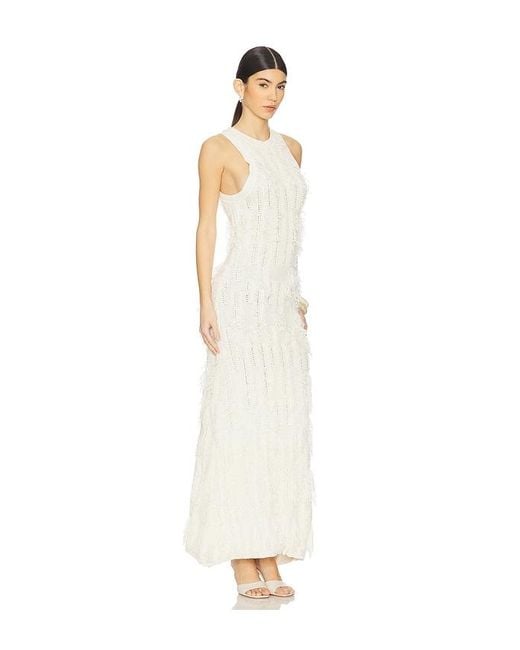 Ulla Johnson White Midi-Kleid Daria