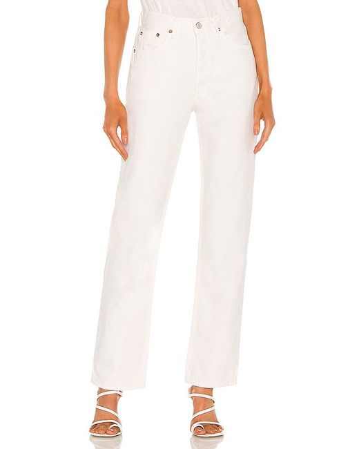 Lana Straight Jeans En Color Blanco Talla (También En 33, 34) Agolde de color White