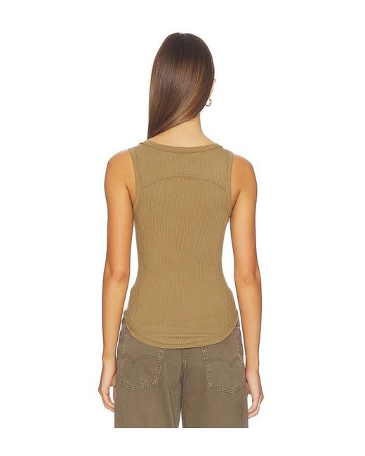 Free People Natural X We The Free Jamie Buckle Tank