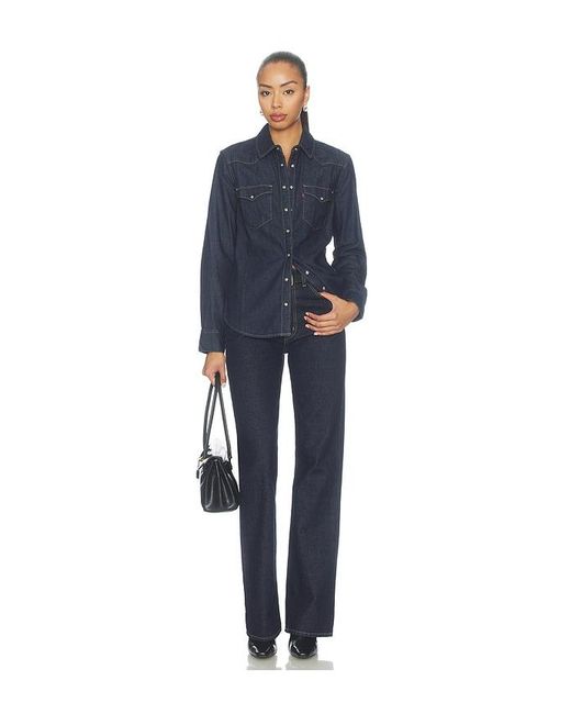Levi's Blue Heritage Western Denim Shirt