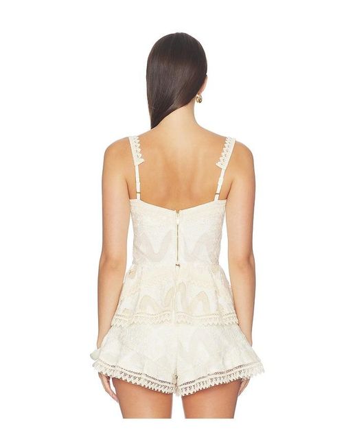 PATBO White Bertha Lace Top