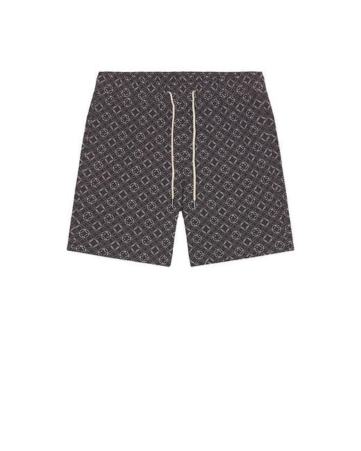 Fair Harbor Black Bayberry Swim Trunk for men