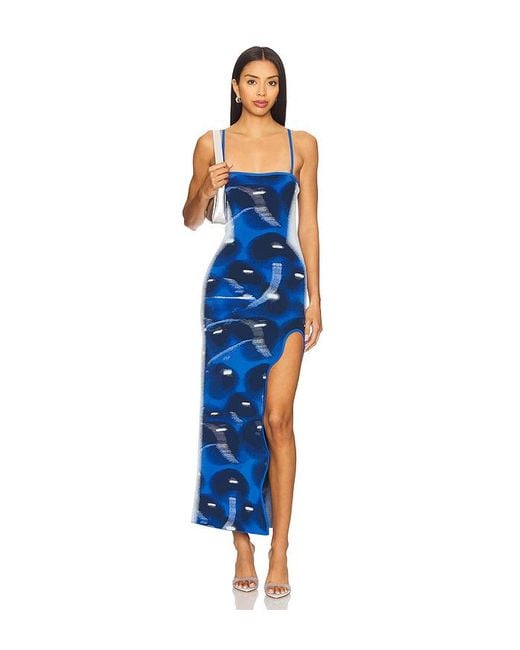 Maxivestido Iris En Color Azul Talla (También En S, Xs) Ph5 de color Blue