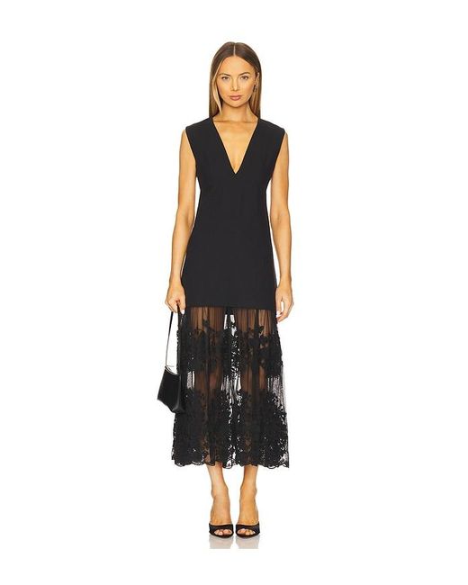 Vestido Midi Arielle En Color Negro Talla (También En 2, 6) Sea de color Black