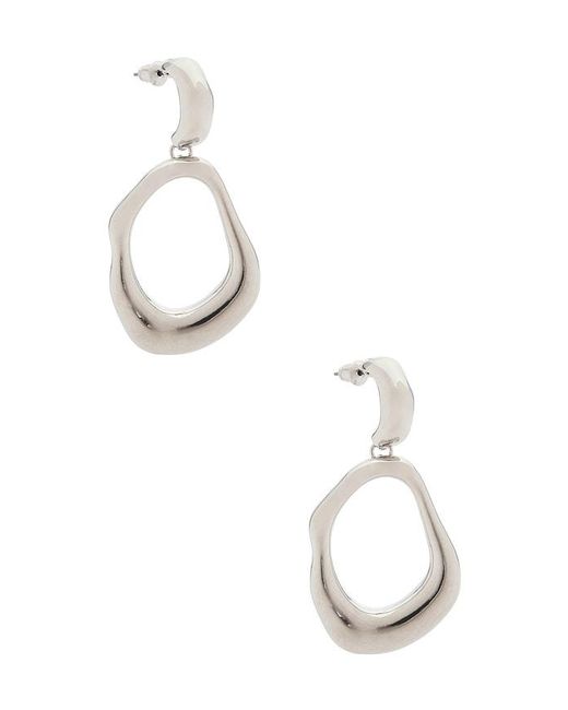 Lovers + Friends White Karina Earrings