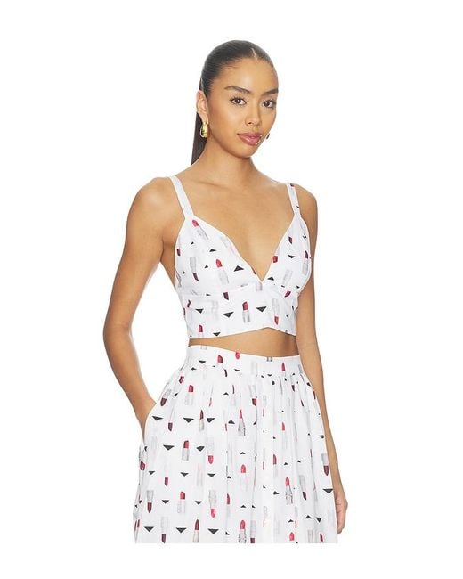 L'Agence White Bustier Kaori