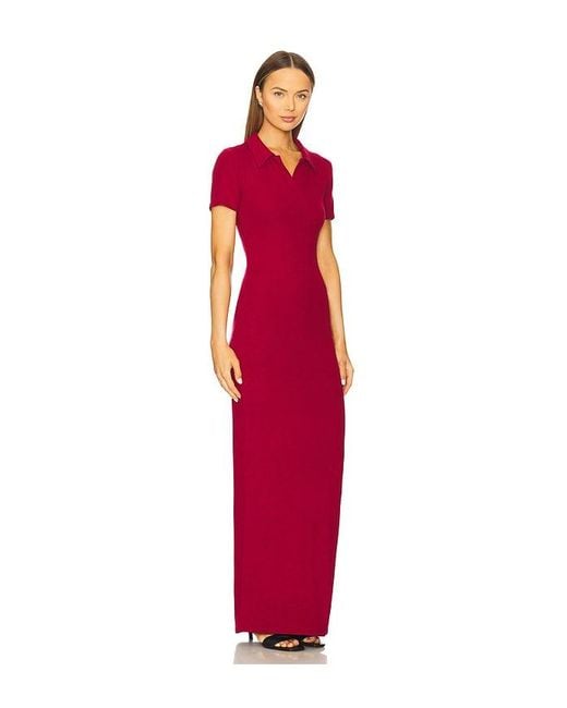 Lovers + Friends Red Margo Polo Maxi Dress