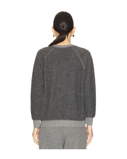 PERFECTWHITETEE Gray Ziggy Crewneck