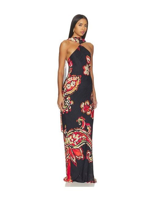Amanda Uprichard Multicolor Ashton Maxi Dress