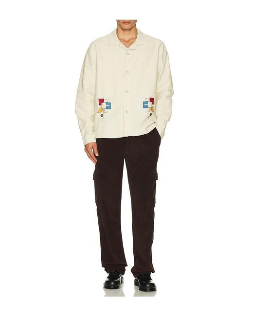 Far Afield White Veloso Shirt for men