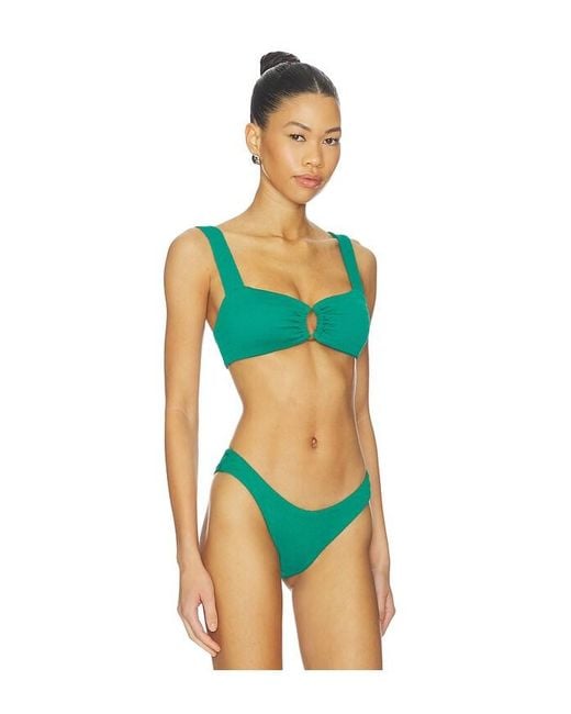 LSPACE Green Willow Top