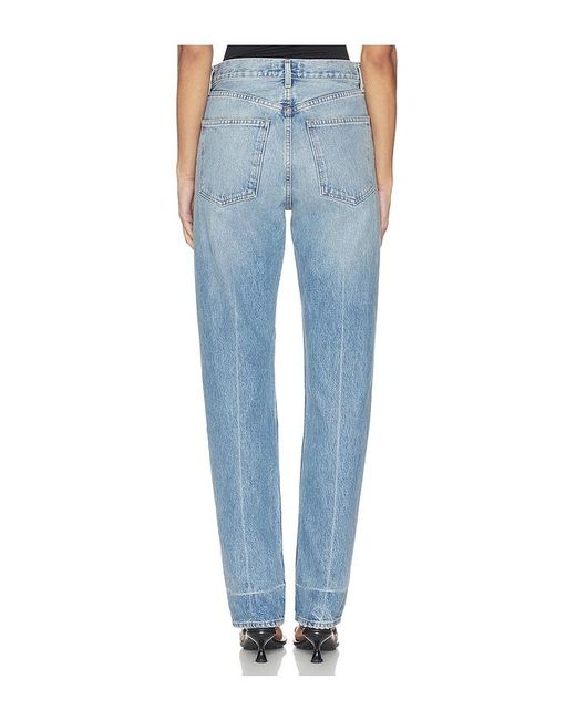 Agolde Blue 90's Mid Rise Loose Jeans