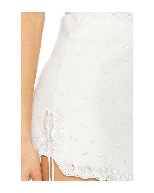 Amanda Uprichard White Hanalei Skort