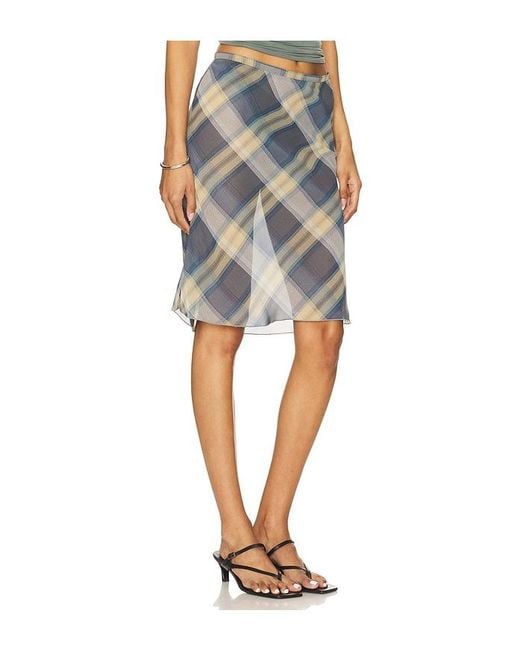 Lioness Black Shoreline Midi Skirt