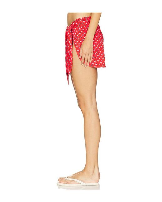 Solid & Striped Red The Mini Wrap Pareo