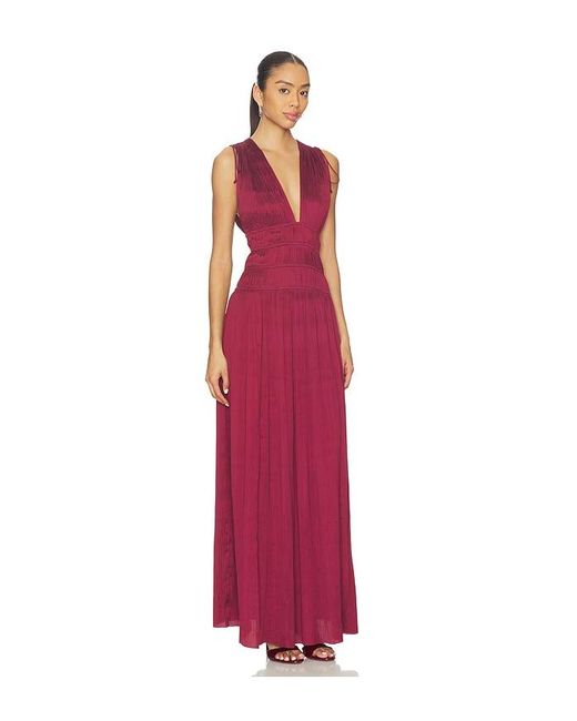 Ulla Johnson Red Tasneem Gown