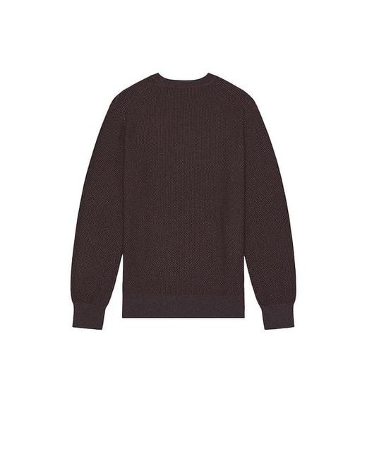 Vince Multicolor Jacquard Long Sleeve Crewneck Sweater for men