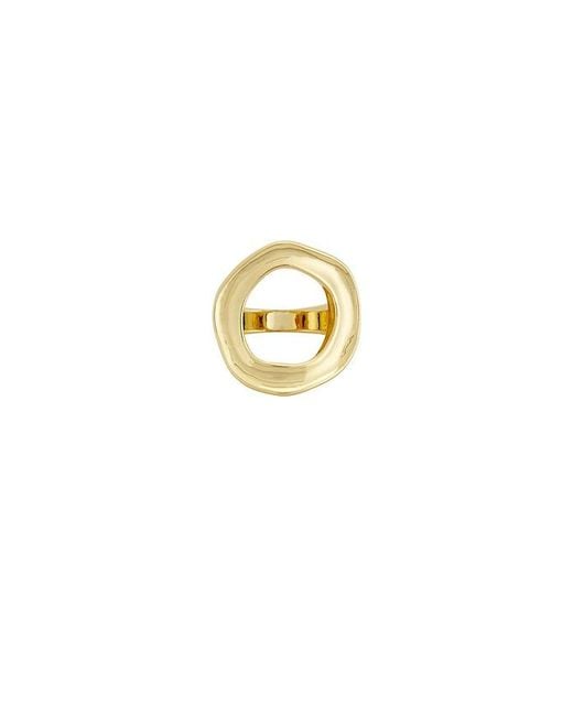 Ettika White Open Circle Ring