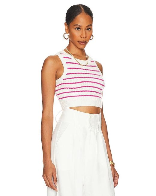 superdown Red Phoebe Ultra Crop Vest