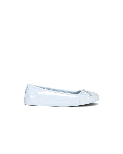 Converse White Chuck Taylor All Star Dainty Ballerina Flat